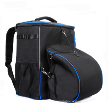 Portable Tool Storage Bag Polyester Heavy Duty Backpack Tool Bag With Helmet Compartment